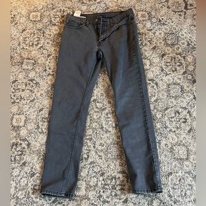 Dark Grey Levi Jeans: 34W 36L 541 (Athletic Cut)